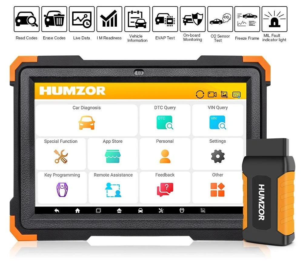 Humzor NexzDAS ND366 Elite All System OBD2 bil diagnose værktøj Auto kodelæser med special funktioner - Billede 3