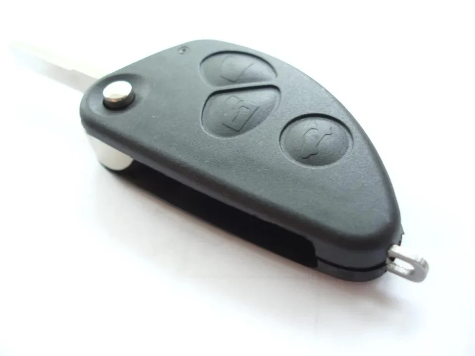 RFC 3-knaps flip nøgle etui til Alfa Romeo 147 166 GT fjernbetjening - Billede 5
