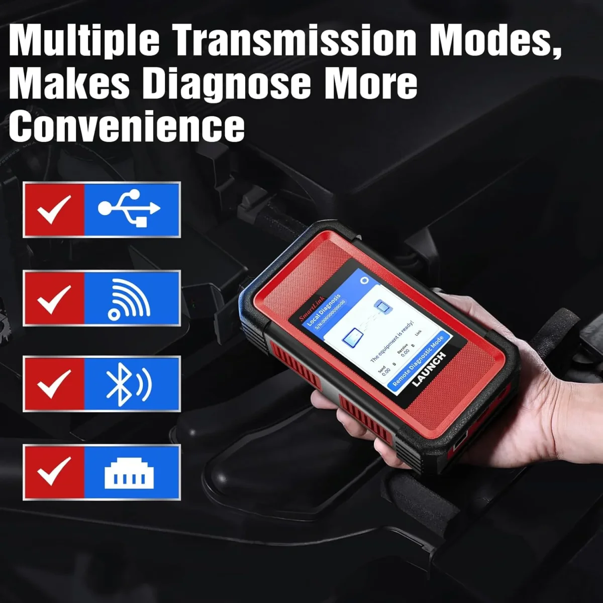 LAUNCH X431 SmartLink C Heavy-Duty Diagnostic Module - Billede 5