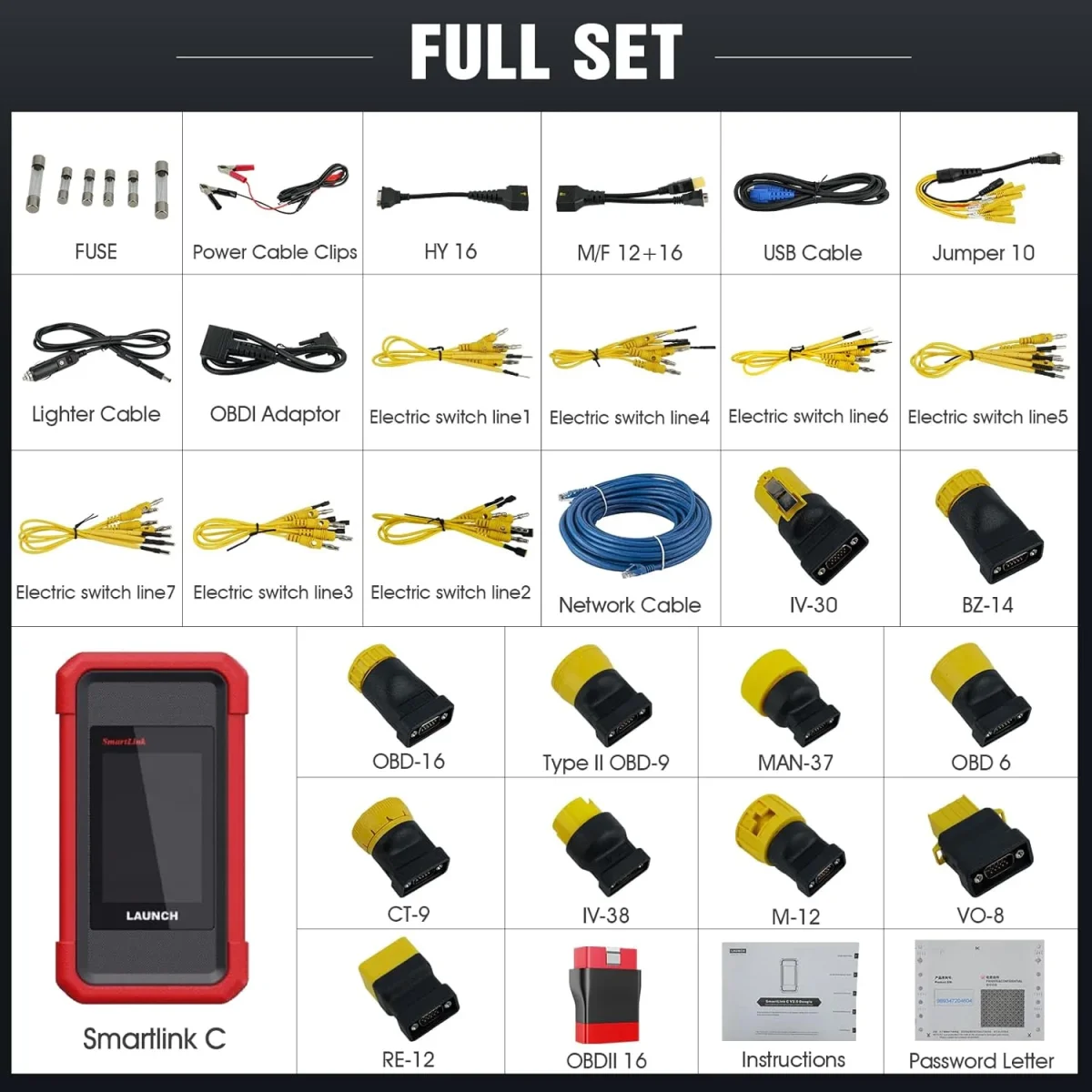 LAUNCH X431 SmartLink C Heavy-Duty Diagnostic Module - Billede 7
