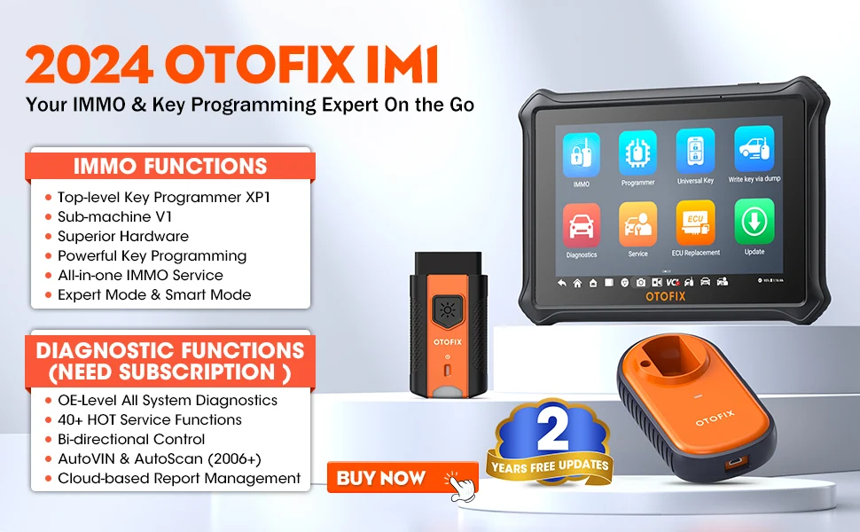 OTOFIX IM1 All System Diagnostics Scanner, OE Level OBD2 Scanner med XP1 Progammer, - Billede 4