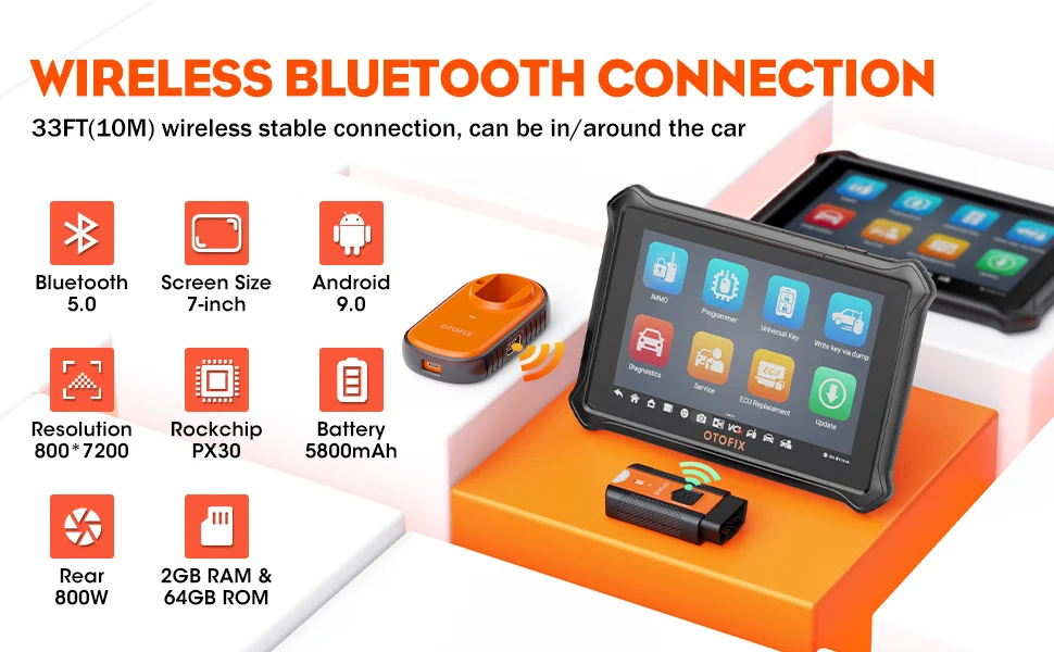 OTOFIX IM1 All System Diagnostics Scanner, OE Level OBD2 Scanner med XP1 Progammer, - Billede 5