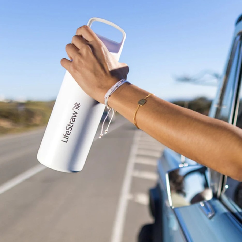 LIFESTRAW Go 2.0 Stainless Steel | 1L Filter Flaske - Billede 4