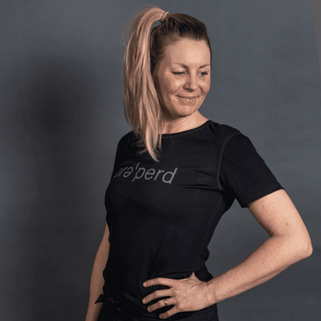 PRE´PERD Womens Lima Logo T-shirt | 100% Merinould - Billede 4