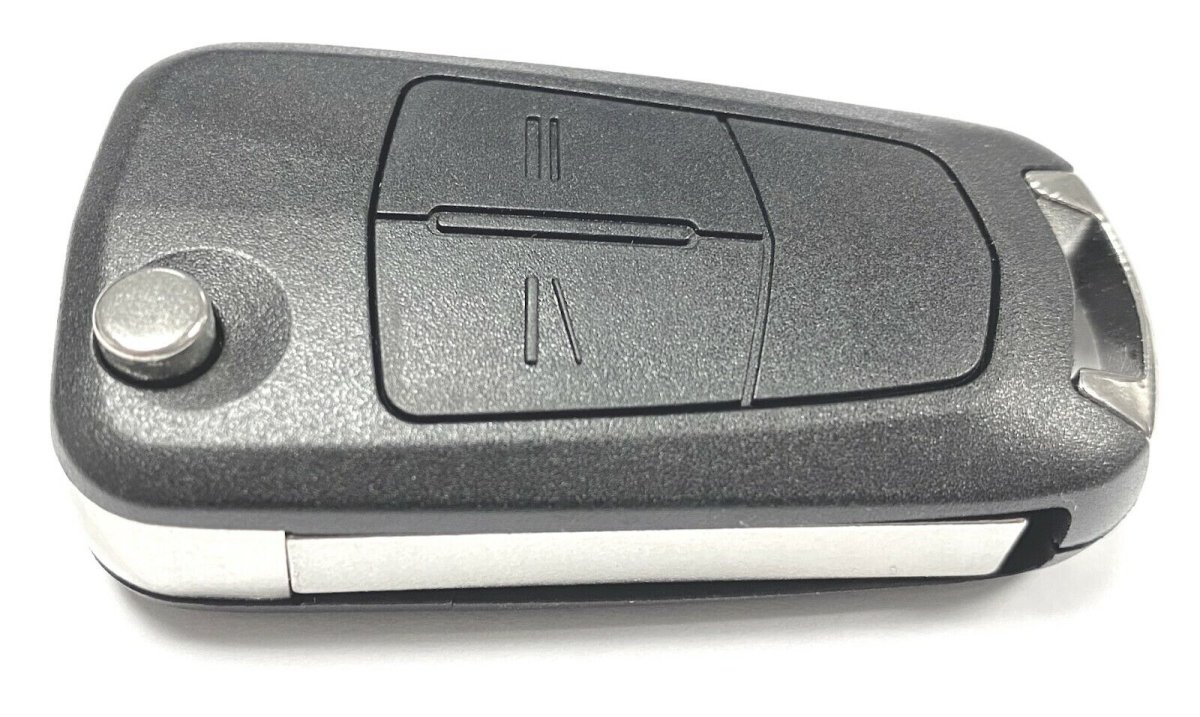 RFC 2-knaps flip nøgle case til Opel Corsa D fjernbetjening 2006 - 2014 (HU100) - Billede 4