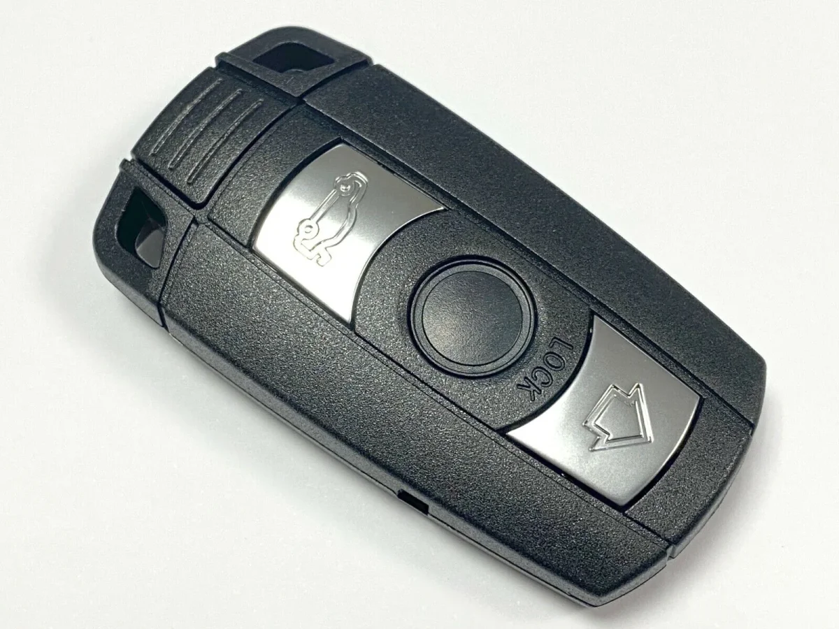 RFC 3-knaps etui til BMW 1 3 5 6 Z4 X1 X3 X5 serie fjernbetjenings nøgle E90 E87 E60 - Billede 3