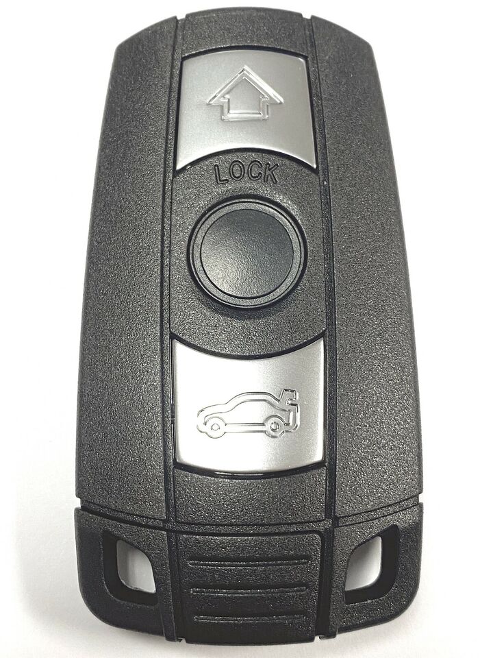 RFC 3-knaps etui til BMW 1 3 5 6 Z4 X1 X3 X5 serie fjernbetjenings nøgle E90 E87 E60 - Billede 2